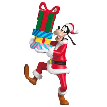 Hallmark Keepsake Disney Goofy Santa's Helper Christmas Tree Ornament