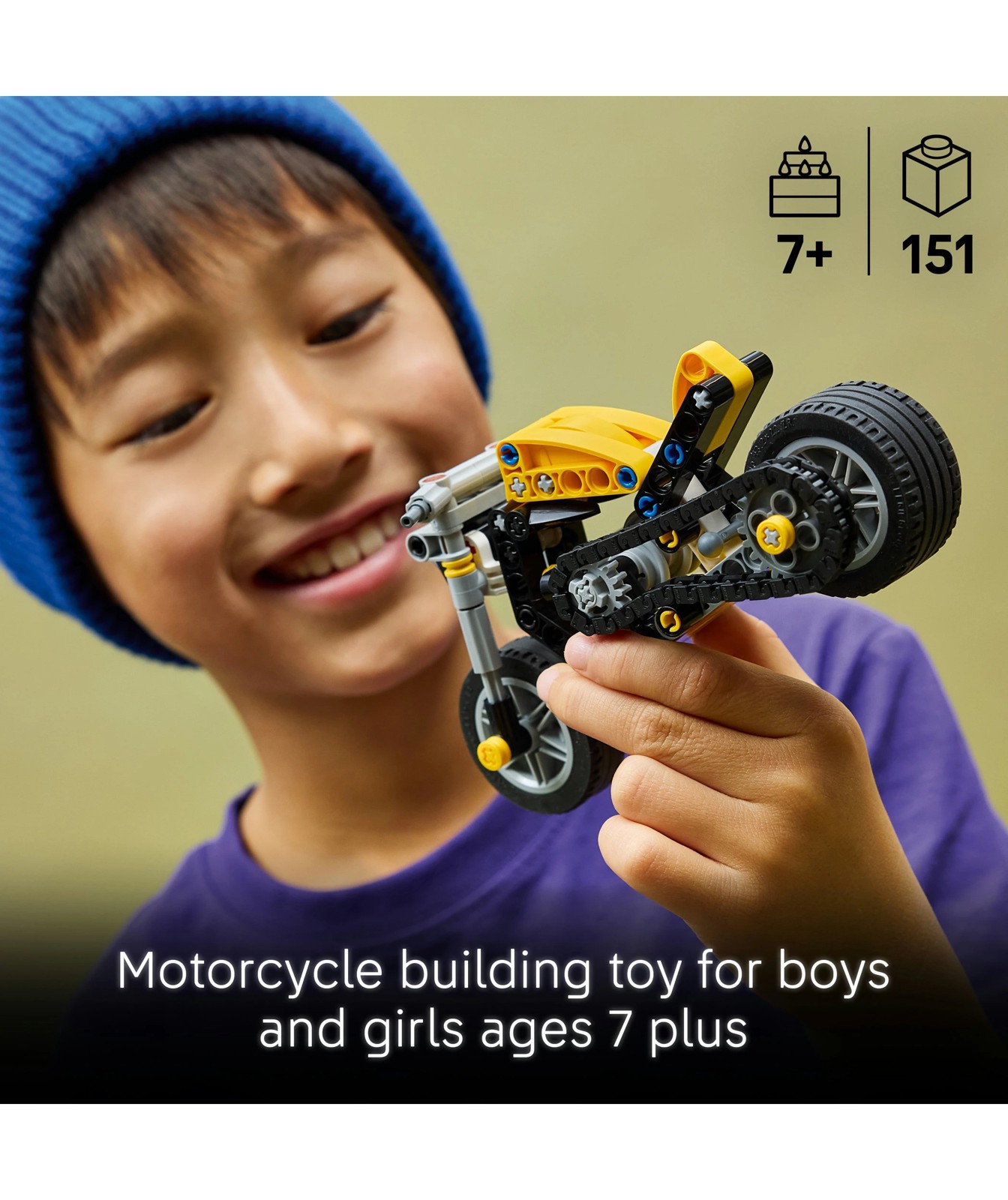 LEGO® Technic Yellow Motorbike 42225 2 of 5