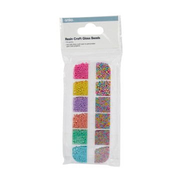 Resin Craft Glass Beads - Anko