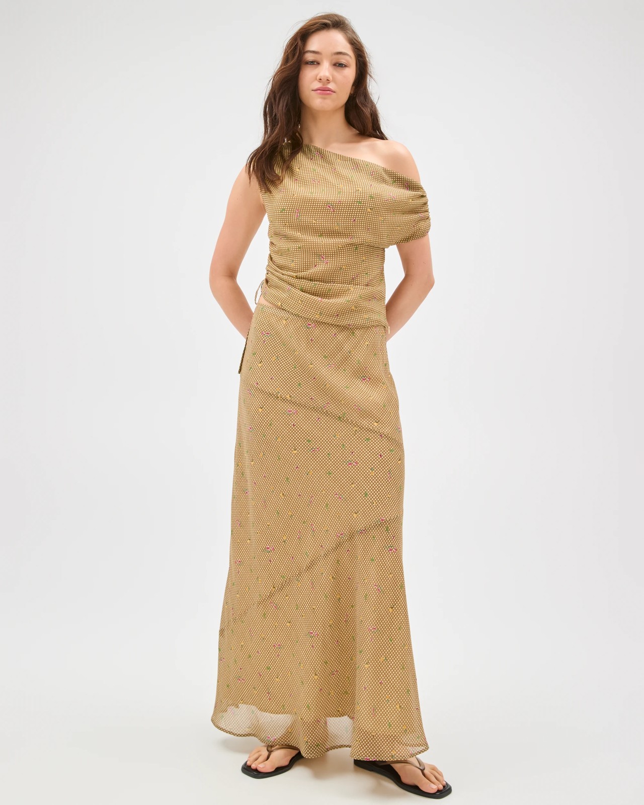 Lily Loves Georgette Maxi Skirt 2 of 5