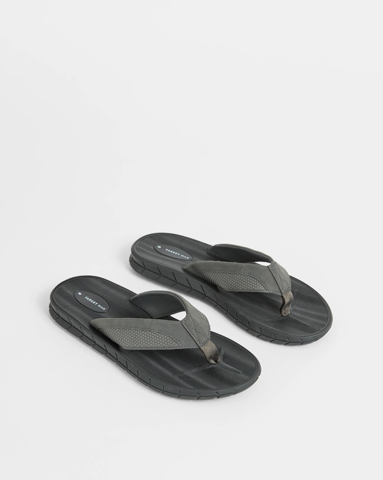 PU Comfort Thongs - Grey 2 of 3