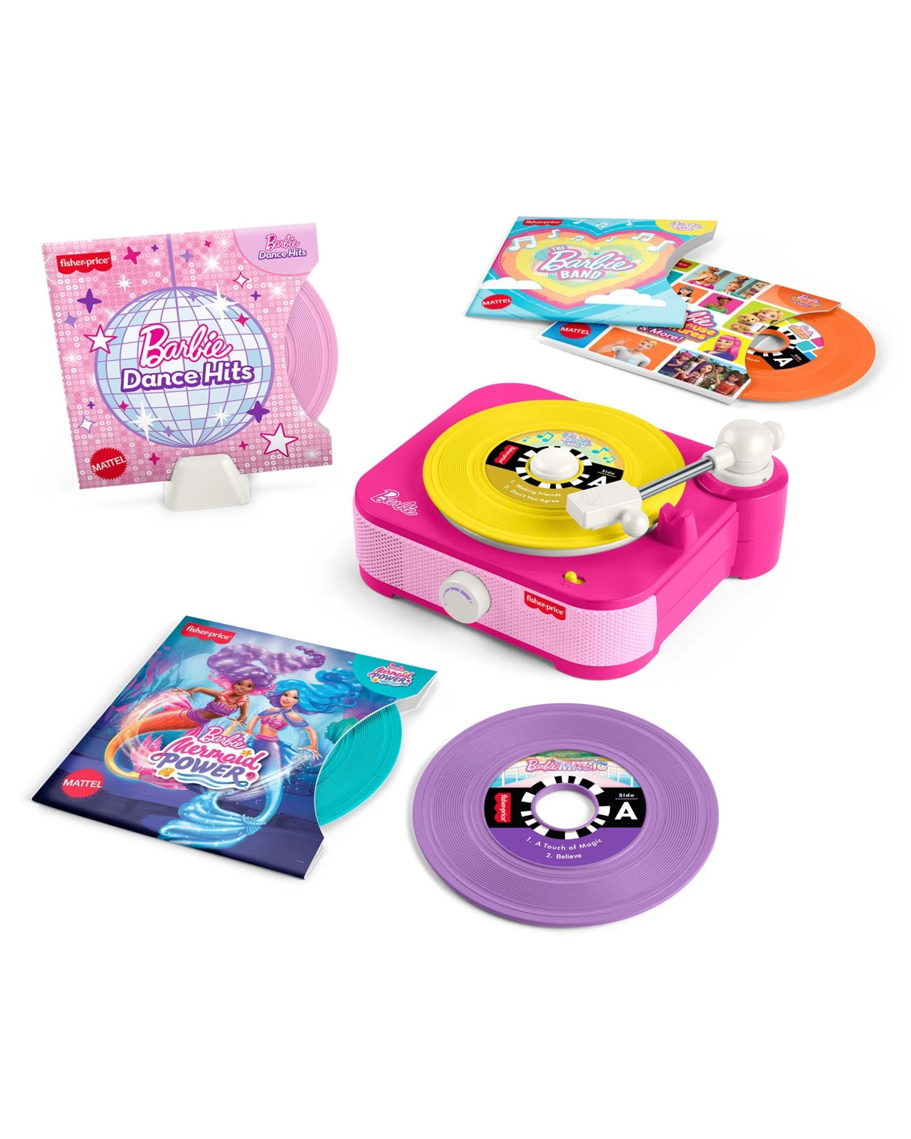 Fisher-Price Barbie Record Player Musical Toy 2 of 6