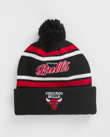 Kids NBA Chicago Bulls Embroidered Beanie