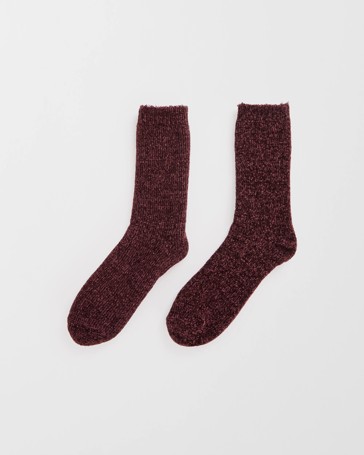 Chenille Home Crew Socks