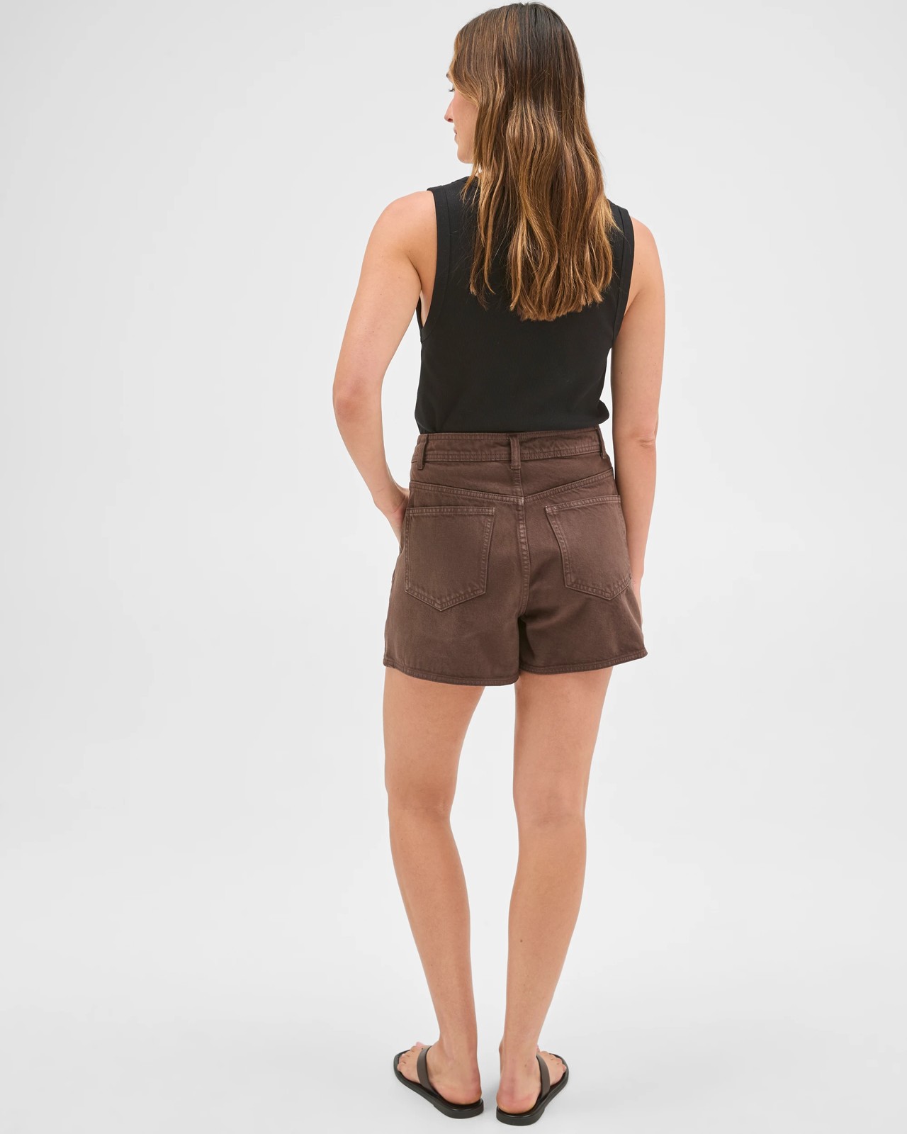 Cotton Rich Wrap Front Denim Skort 6 of 6