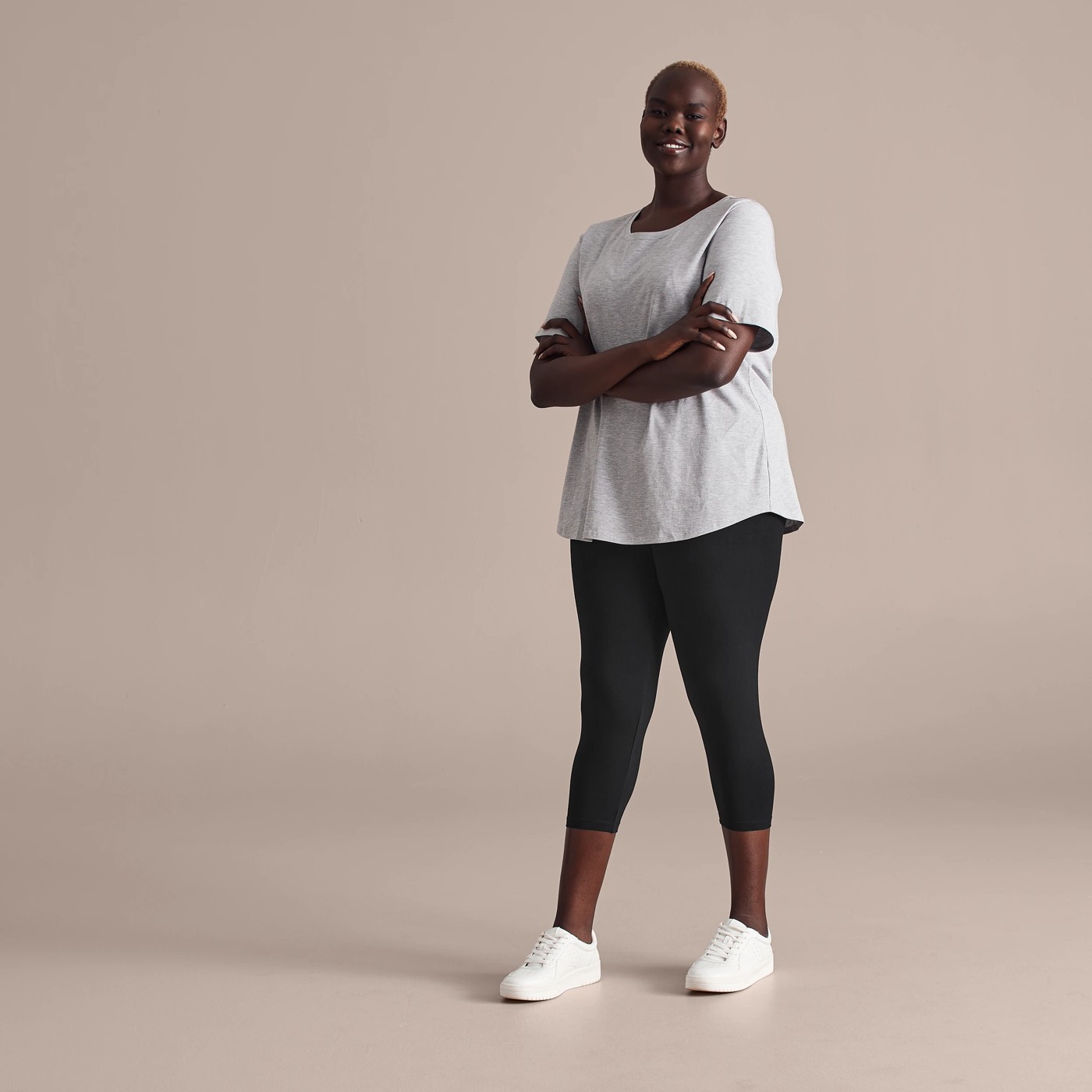 Curve Organic Cotton 3/4 Length Leggings 5 of 5
