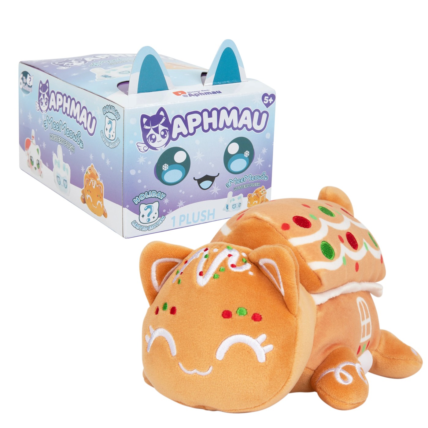 Aphmau 6-inch Mystery MeeMeow Holiday Plush - Assorted 5 of 6
