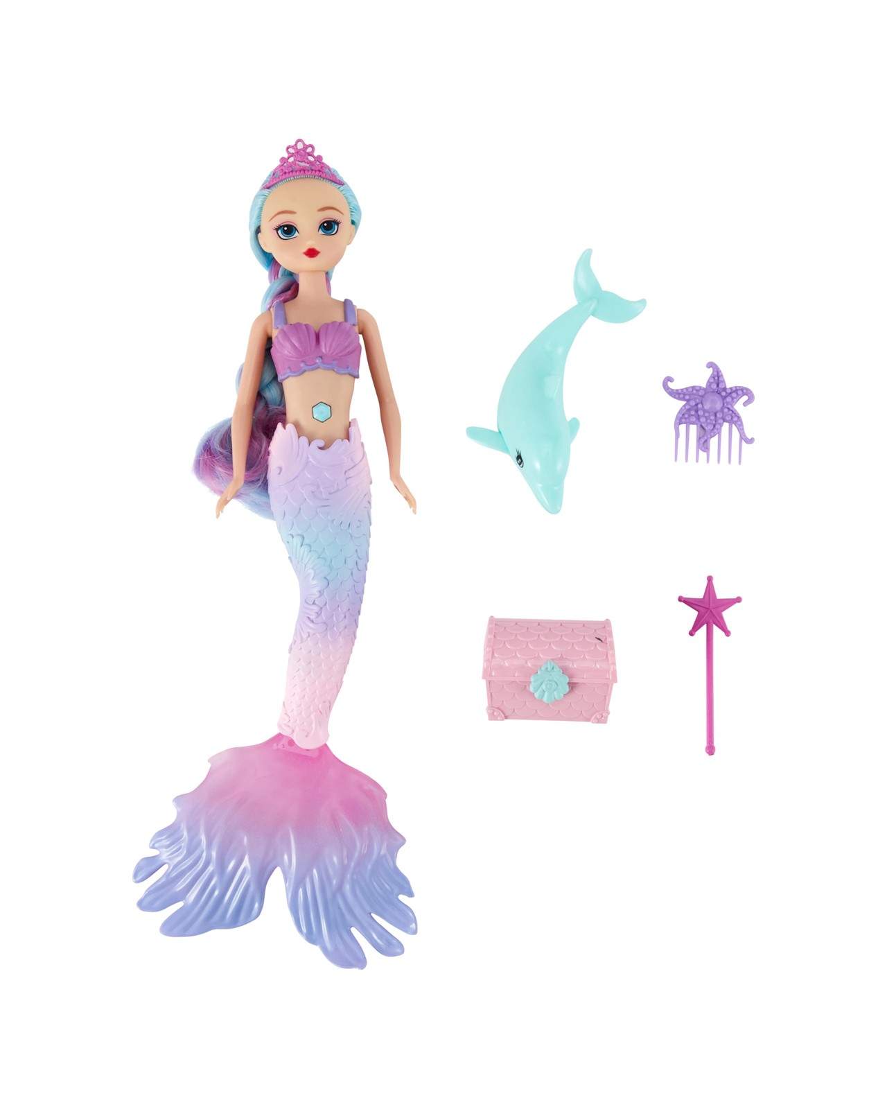 5 Piece Light Up Mermaid Fashion Doll 2 of 6