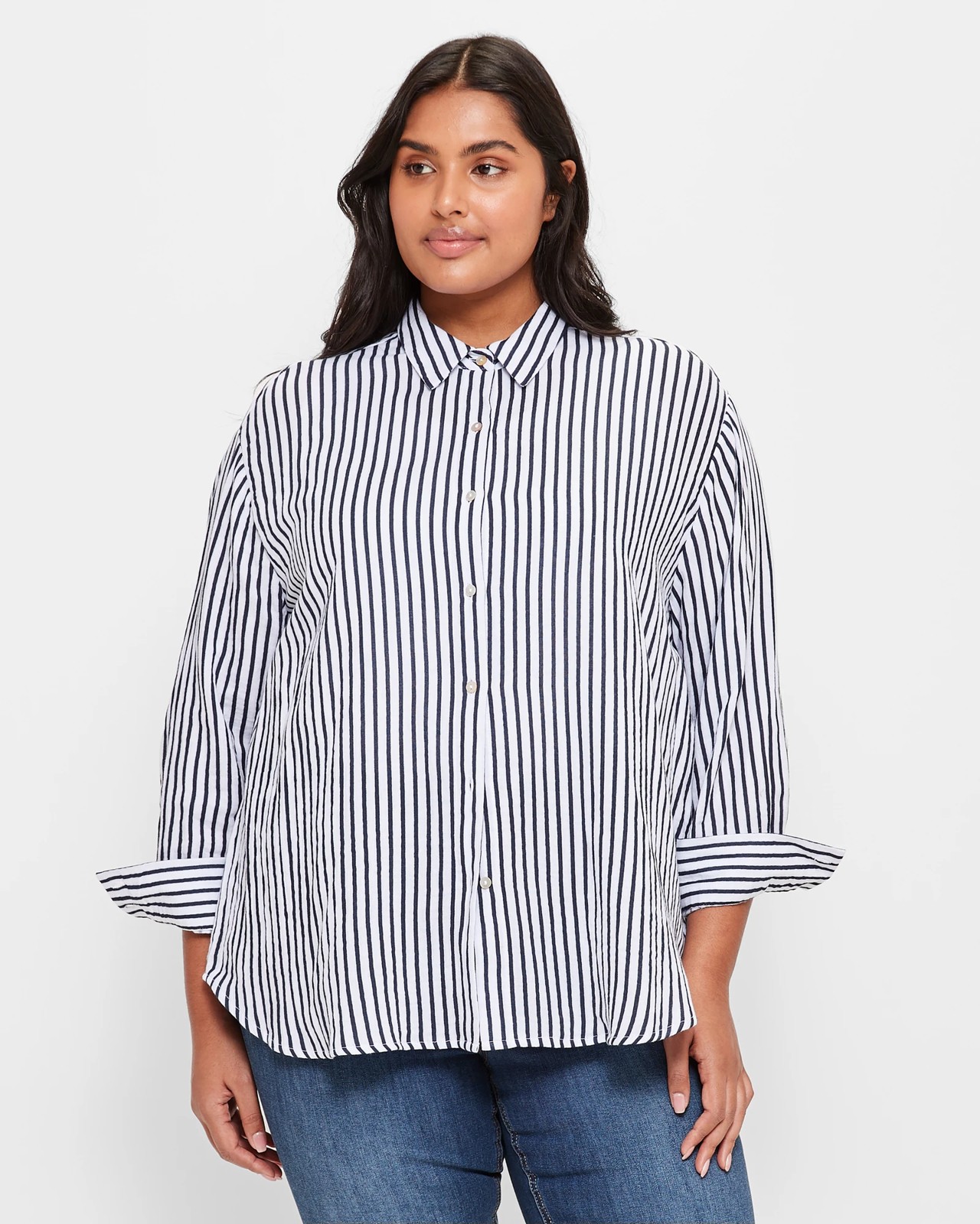 Curve Stripe Shirt | Target Australia