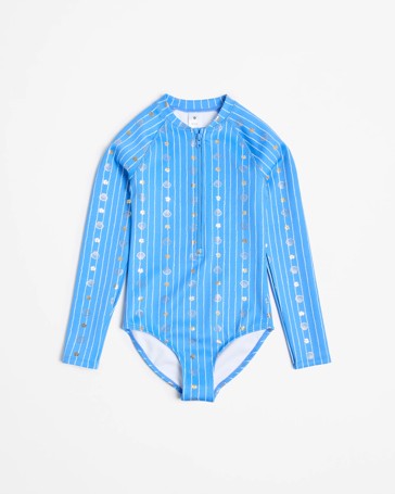 Shell Stripe Swim Surfsuit