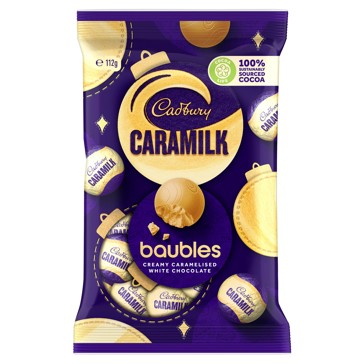 Cadbury Caramilk Baubles - 112g
