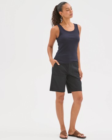 Rib Waist Shorts