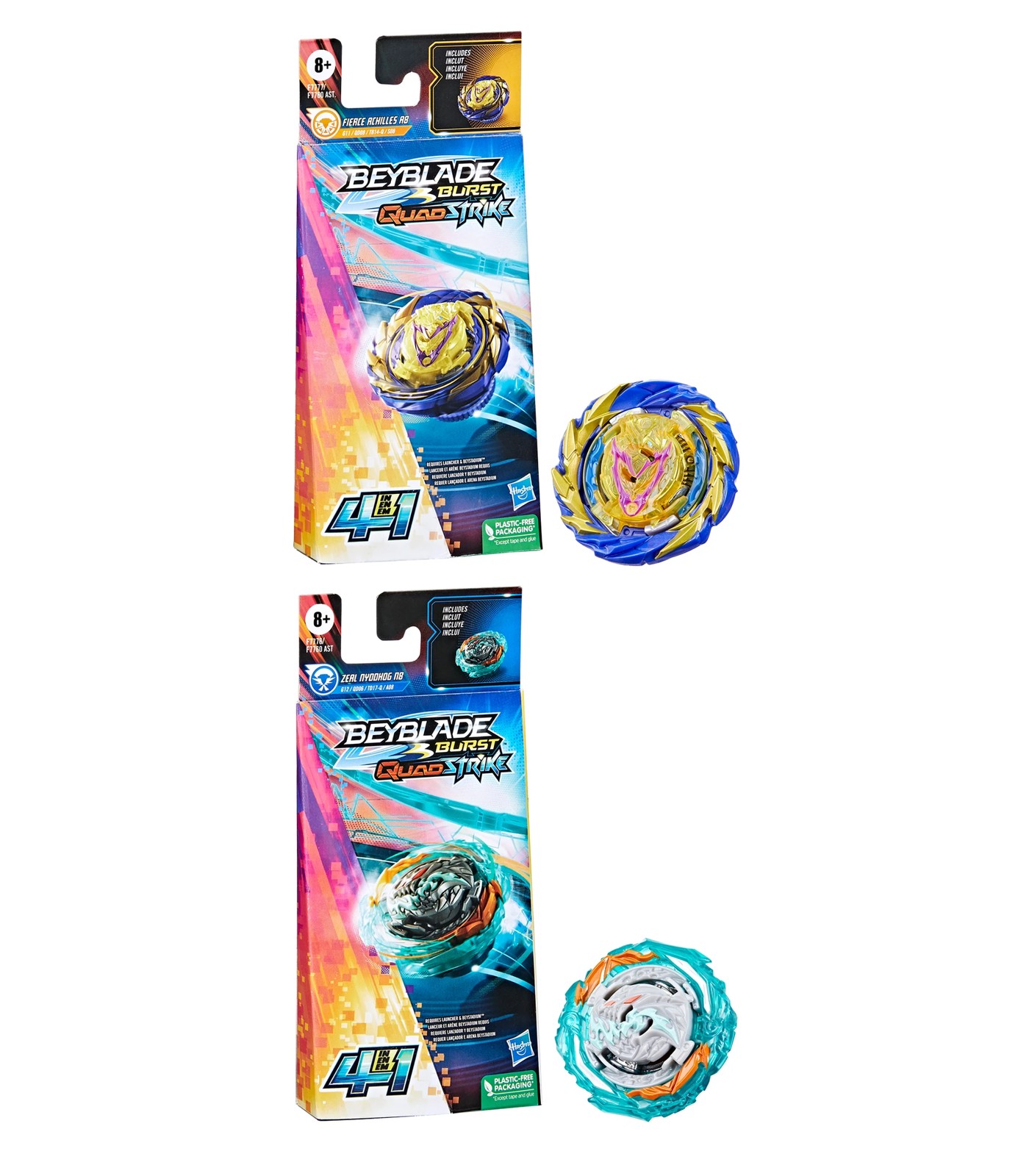 Beyblade QuadStrike Single Pack Assortment - F7760