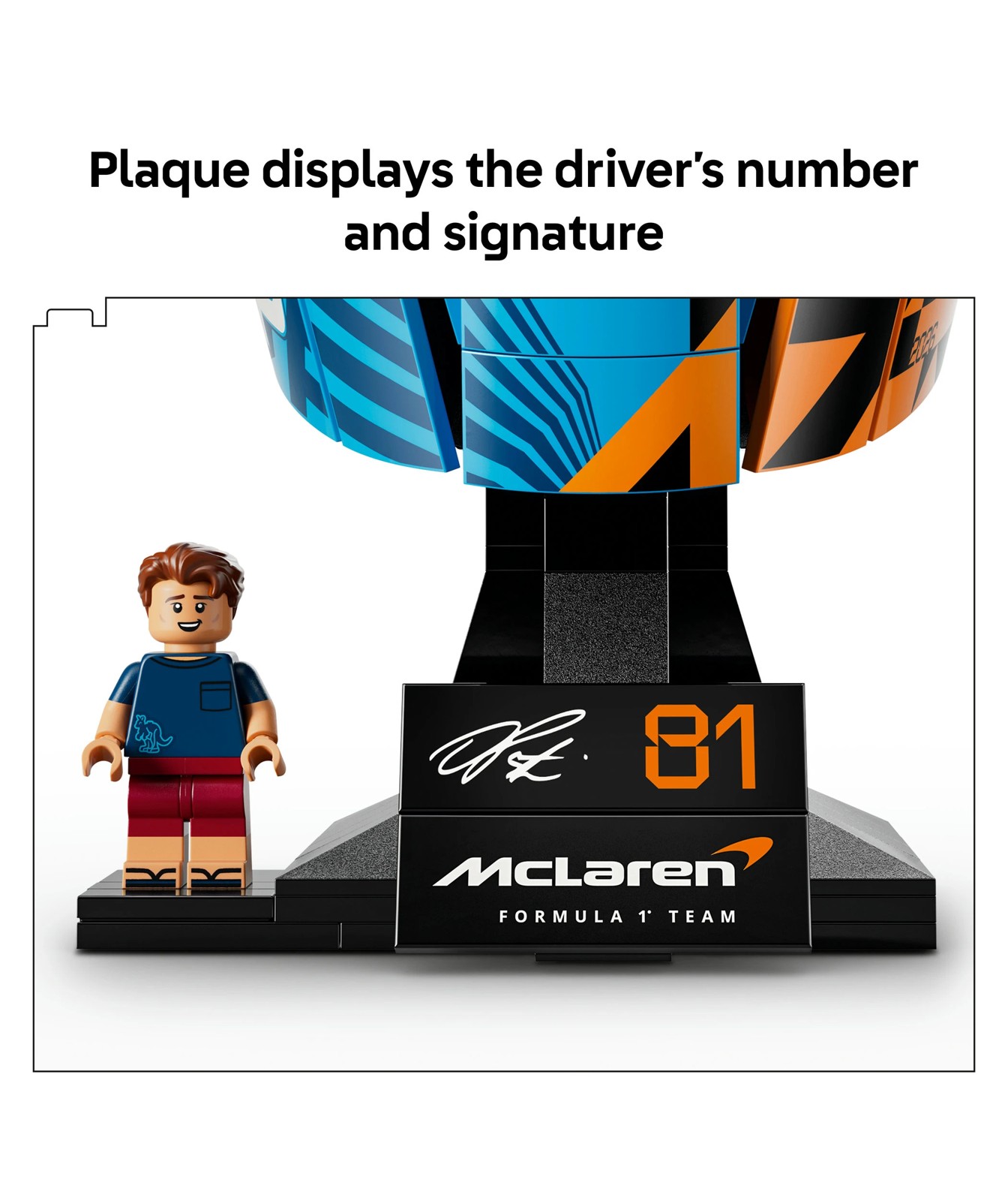 LEGO® Editions McLaren Mastercard F1® Team Oscar Piastri Helmet 43017 4 of 5