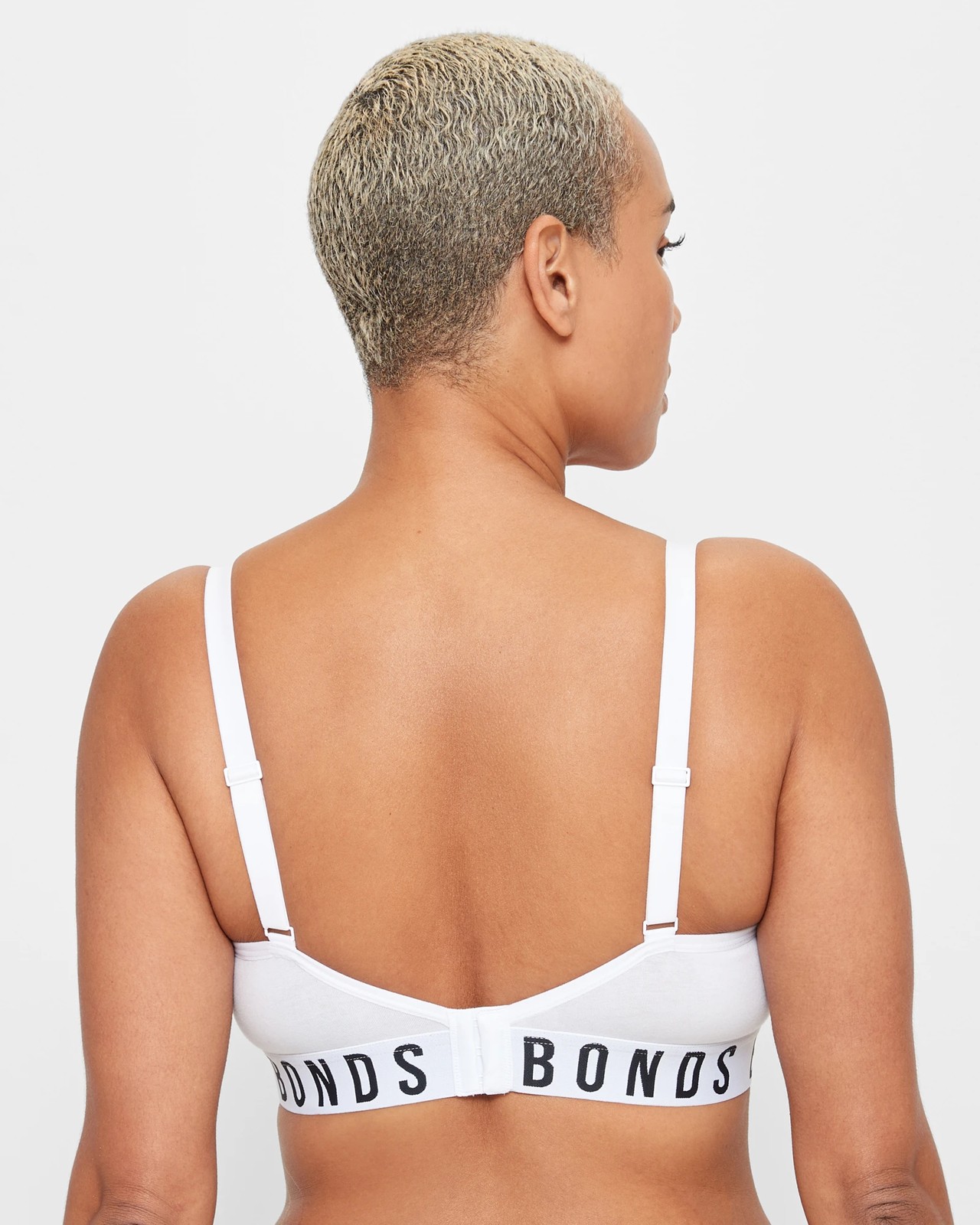 Bonds Icons Wirefree Bra in White