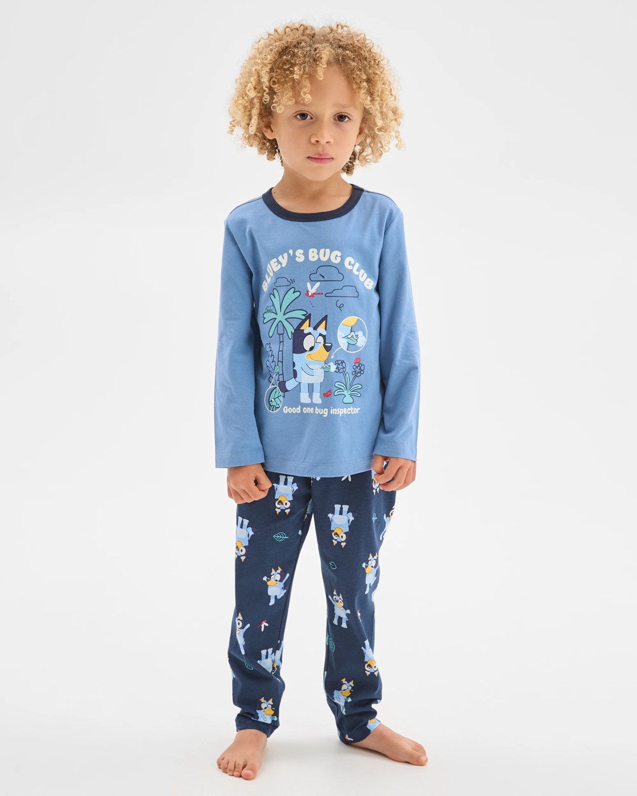 Bluey Australian Cotton 2 Pack Younger Boys Knit Pyjama Set 2 of 5