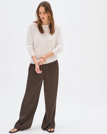 Preview Windowpane Knit Jumper