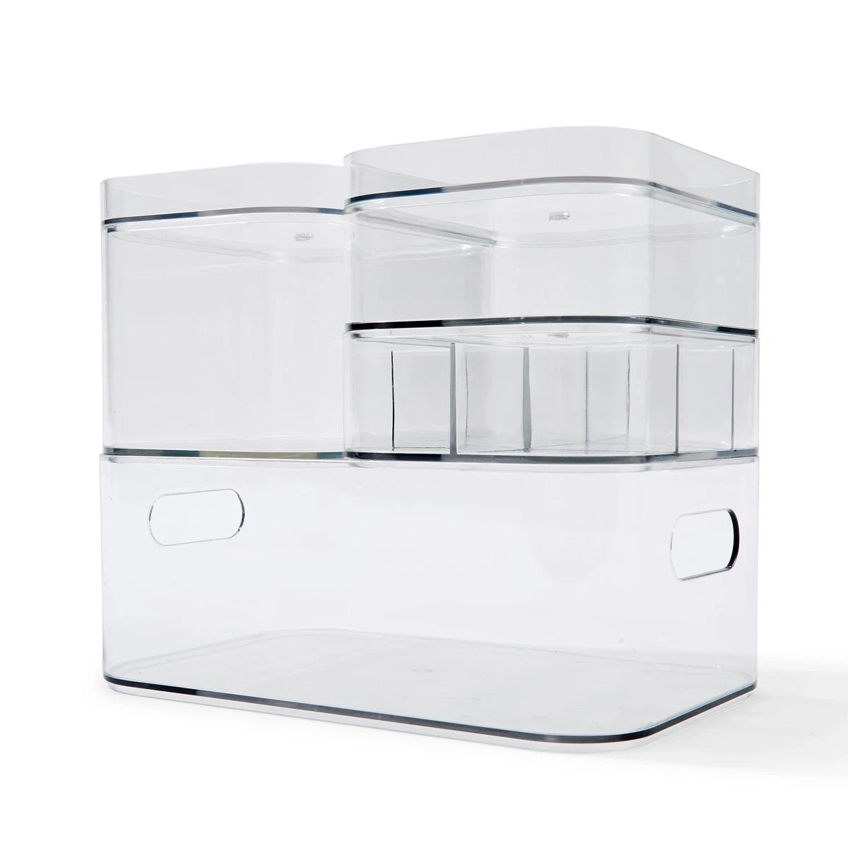 Anko Set of 4 Drawer Organisers - Clear 3 of 5