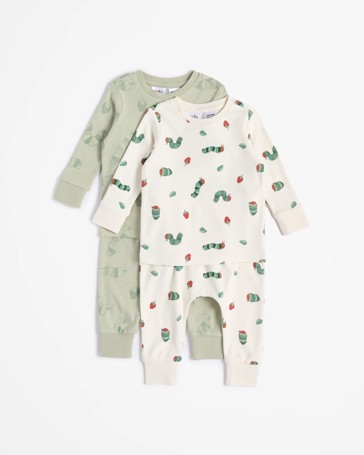 Baby The Very Hungry Caterpillar Pyjama Set - 2 Pack