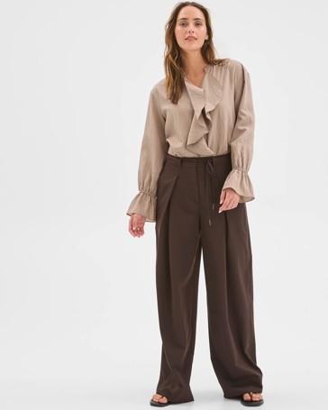 Preview Long Sleeve Frill Detail Blouse