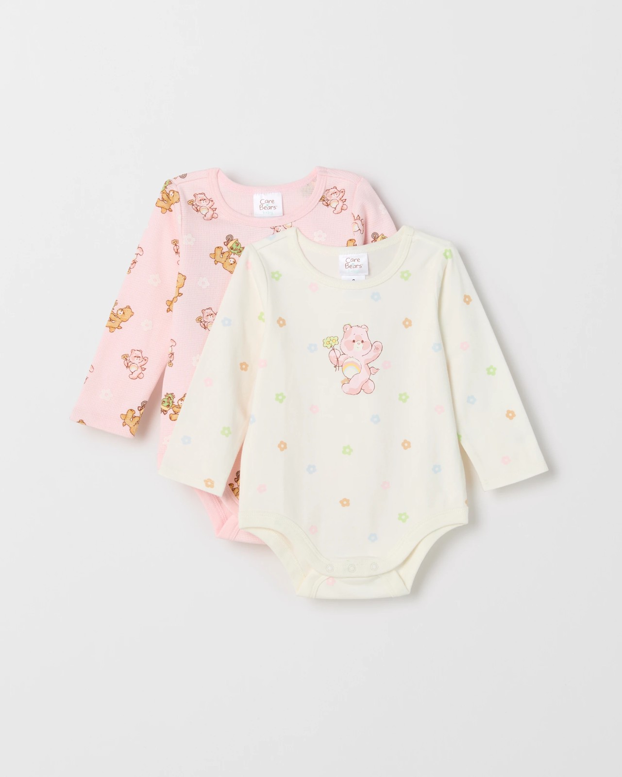 Care Bears Australian Cotton 2 Pack Baby Bodysuits 3 of 5