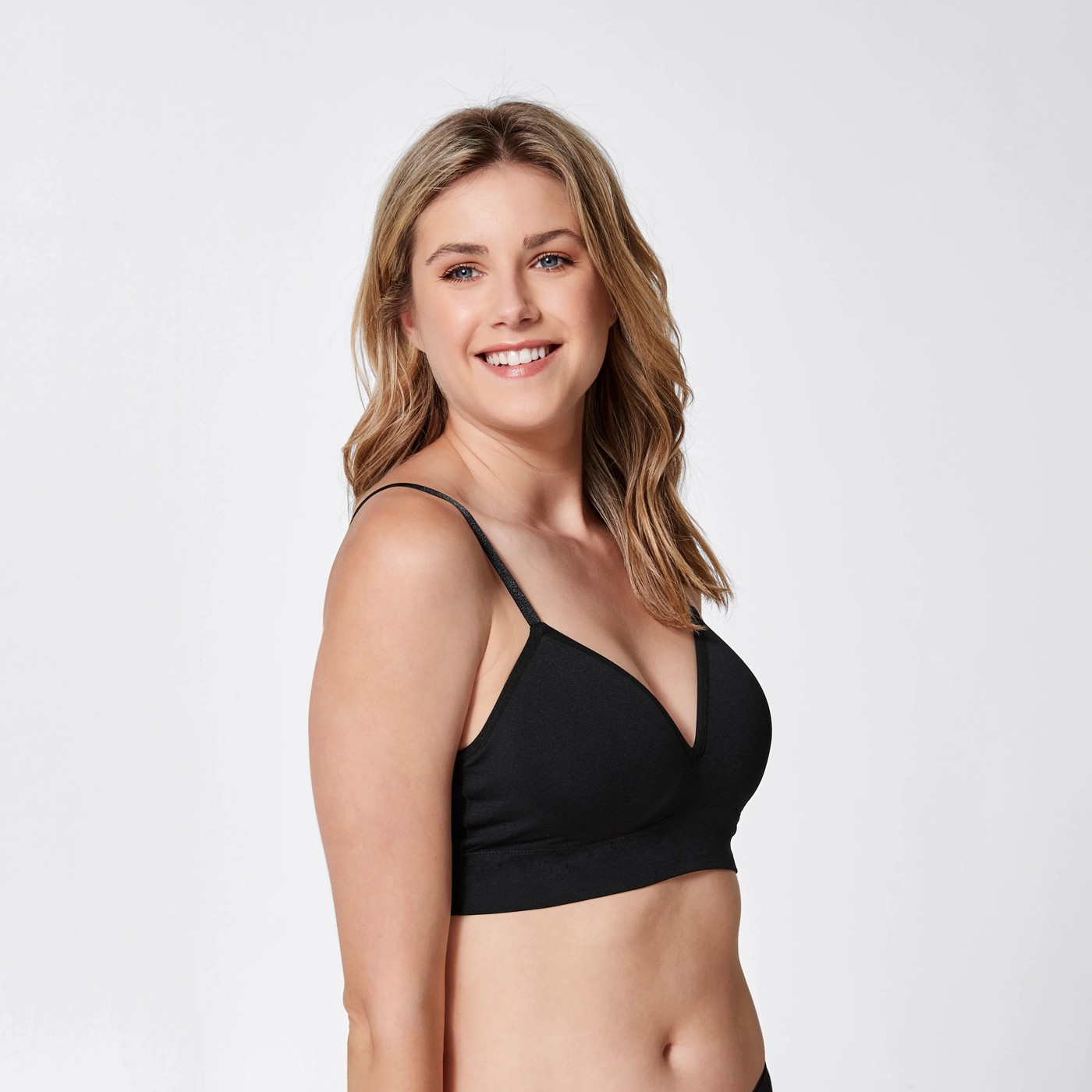 Ambra Longline Padded Bra - Black 4 of 4