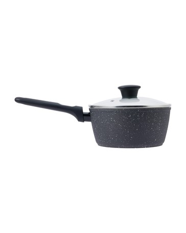 Anko 20cm Stone Blast Heavy Gauge Saucepan