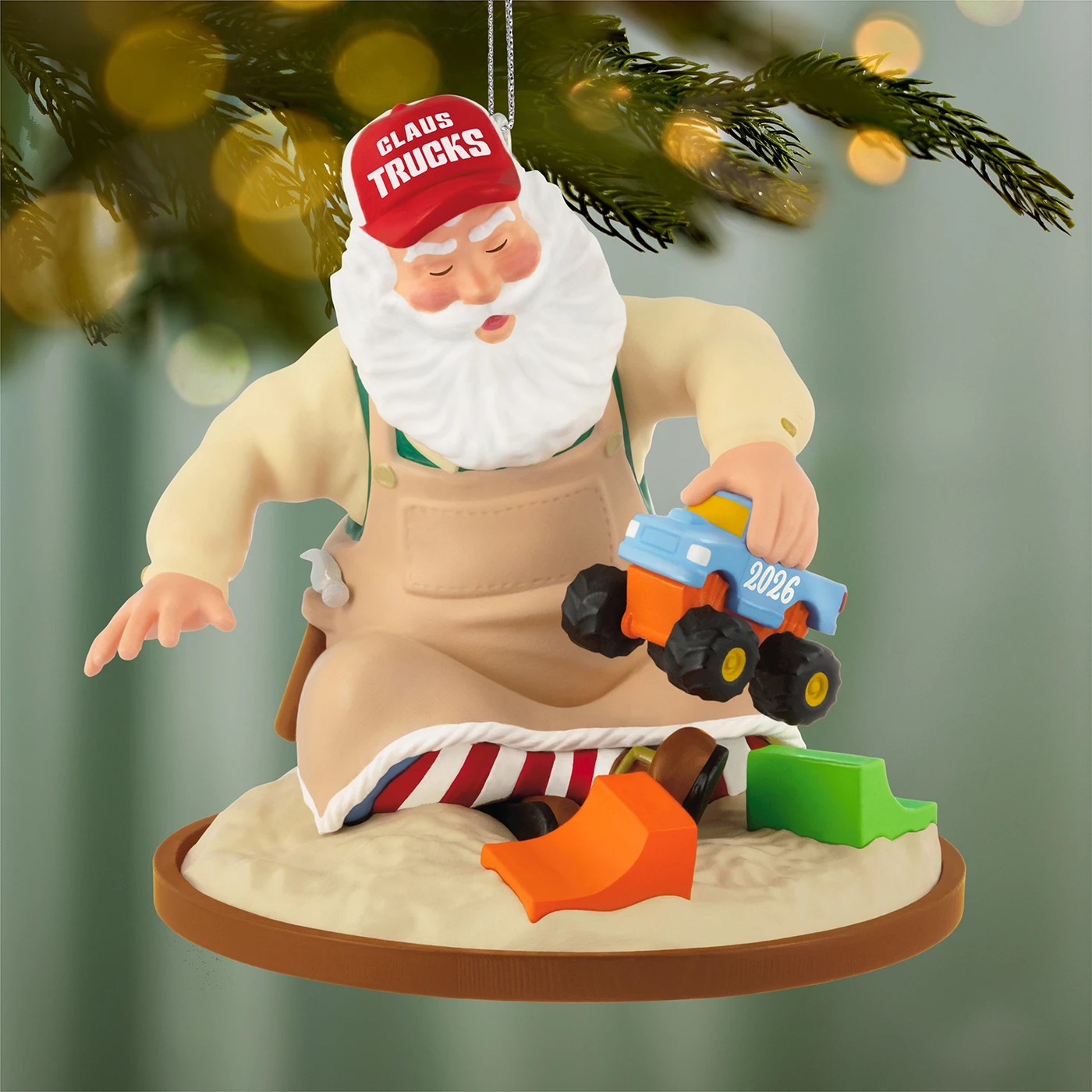 Hallmark Keepsake Toymaker Santa Christmas Tree Ornament 2 of 5