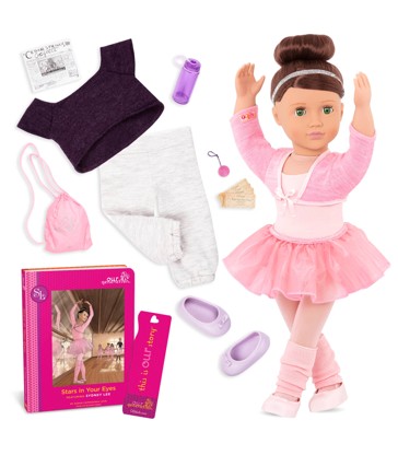 Our Generation Sydney Lee Posable 18-inch Ballerina Doll & Storybook