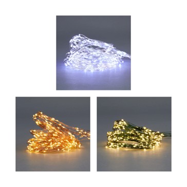 Low Voltage 360 LED Cascading Wire String Lights, Assorted - Anko