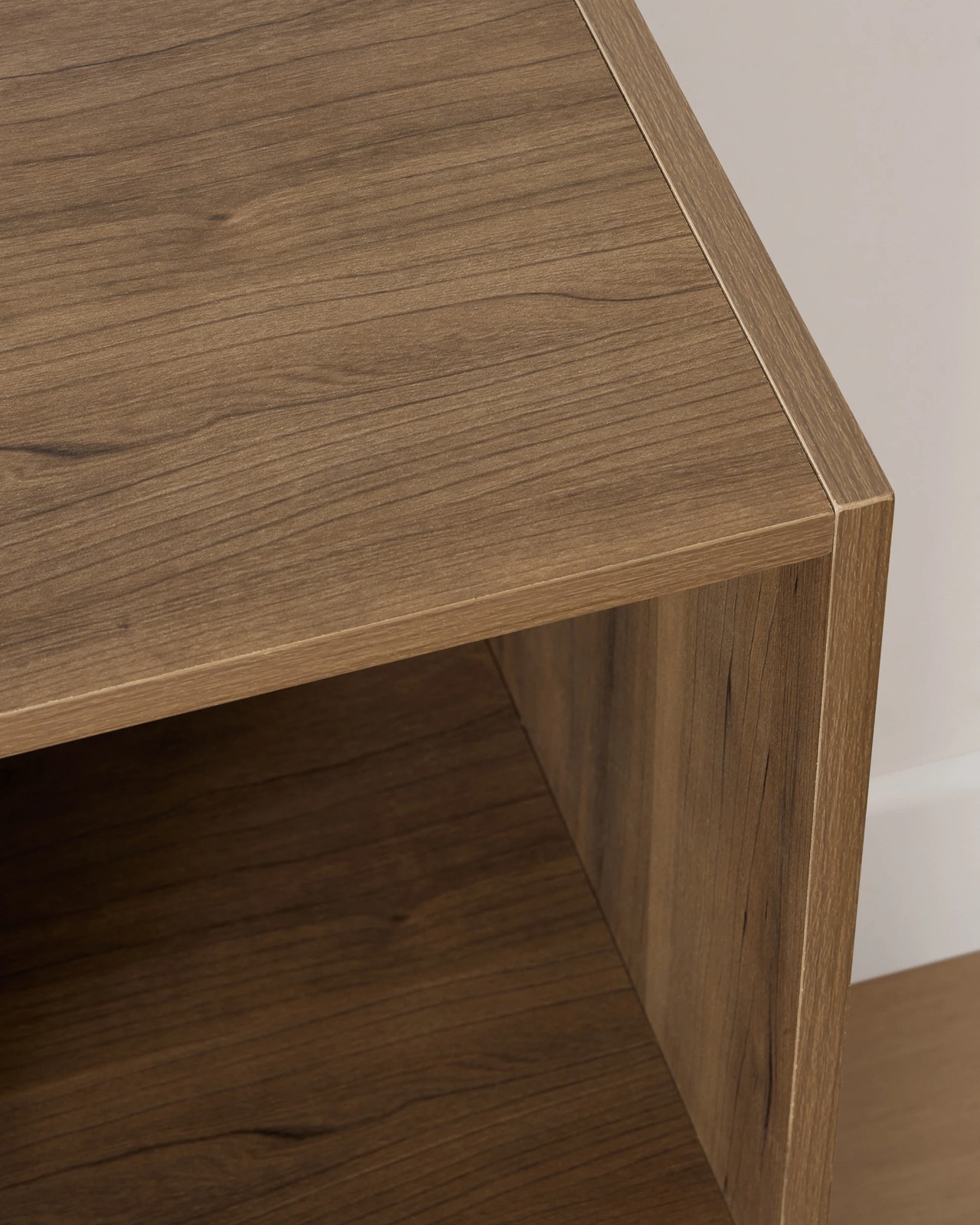 Anko Walnut Look 4 Cube Unit 4 of 5
