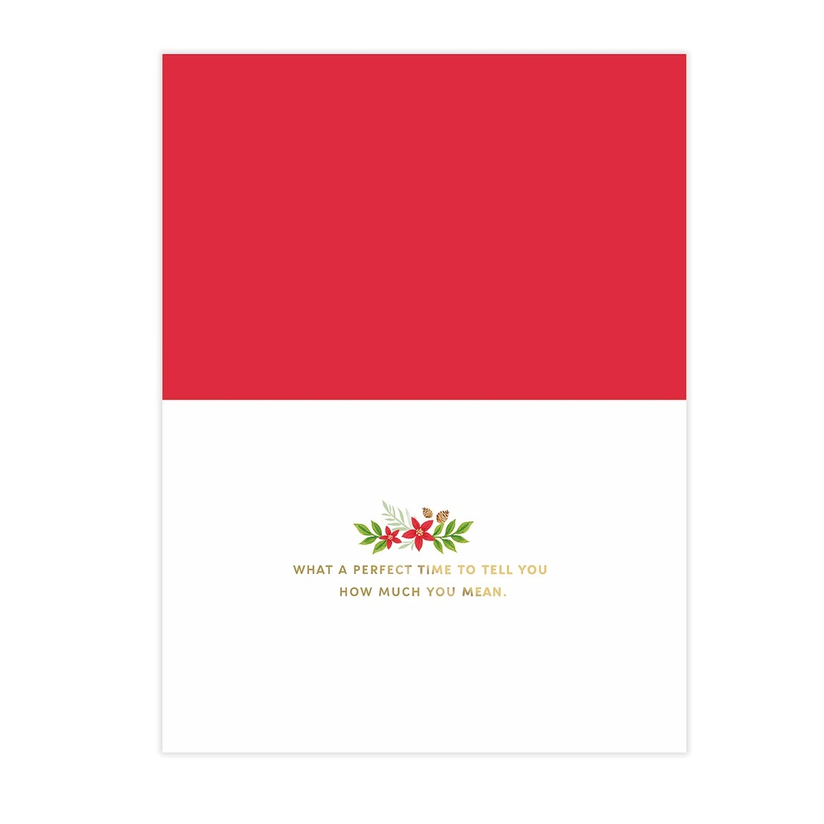 Hallmark Christmas Card - Signature Merry Flora 3 of 3