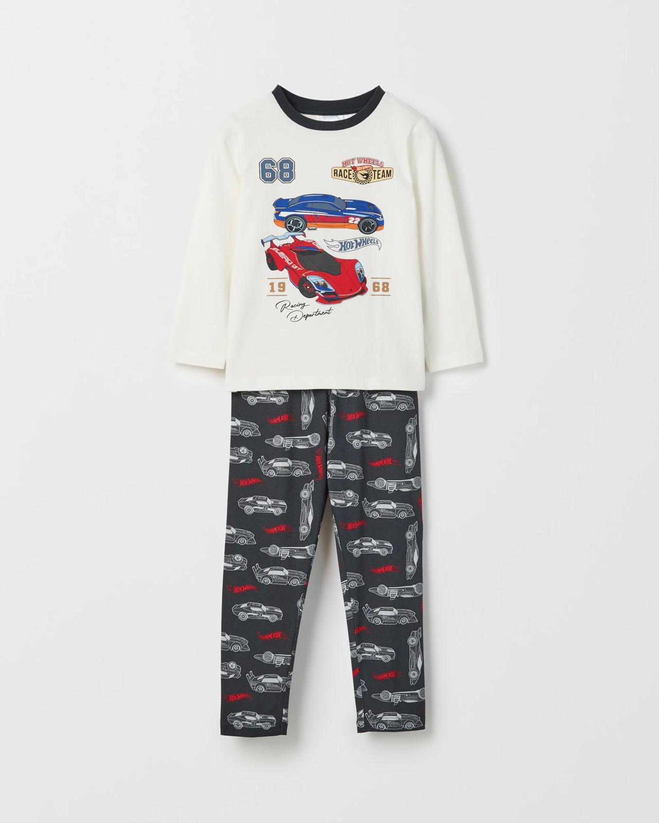 Hot Wheels Australian Cotton 2 Pack Younger Boys Pyjama Set 2 of 5