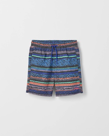 Australian Cotton Blend Elastic Waist Swim Boardshorts