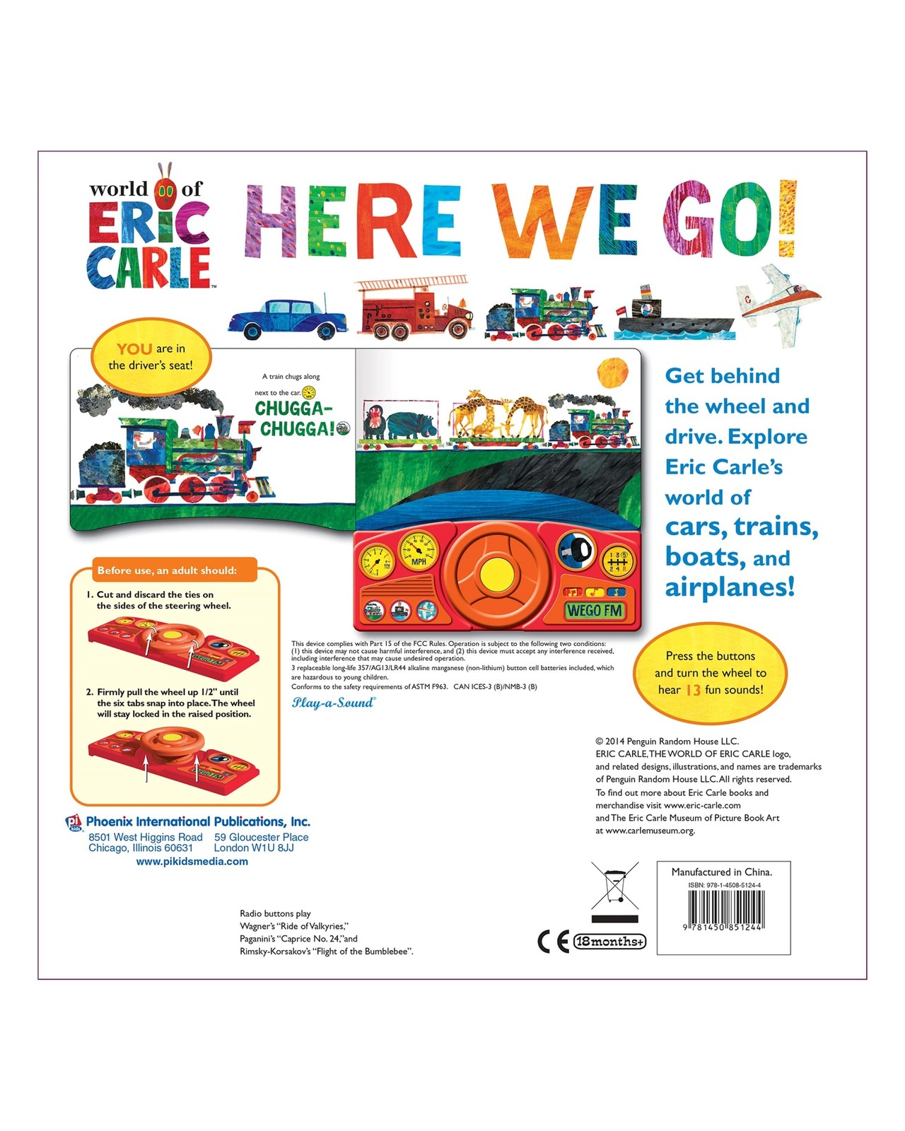 Here We Go! by Eric Carle - Book 2 of 3
