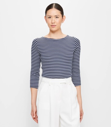 Isabel Boat Neck Top - Preview