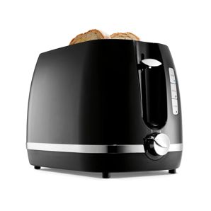Anko 2 Slice Ribbed Toaster - Black thumbnail 2