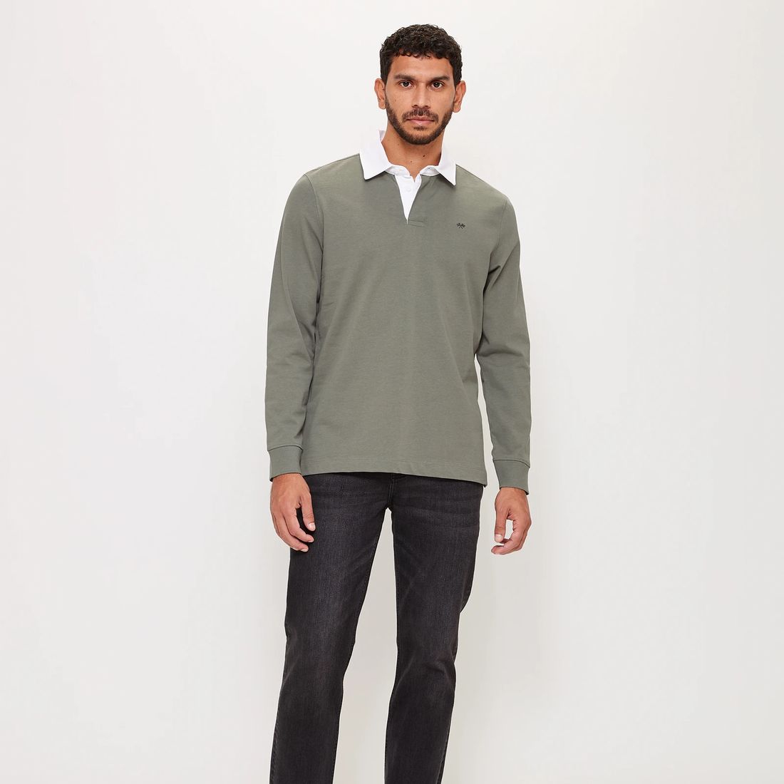Long Sleeve Rugby Polo Shirt | Target Australia