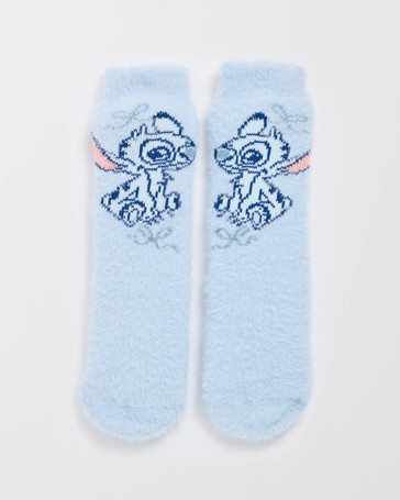 Disney Lilo & Stitch Crew Length Home Socks