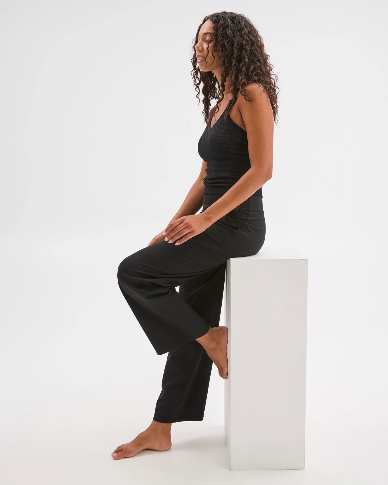 Active Studio Soft Wide Leg Pants - Black 6 of 6