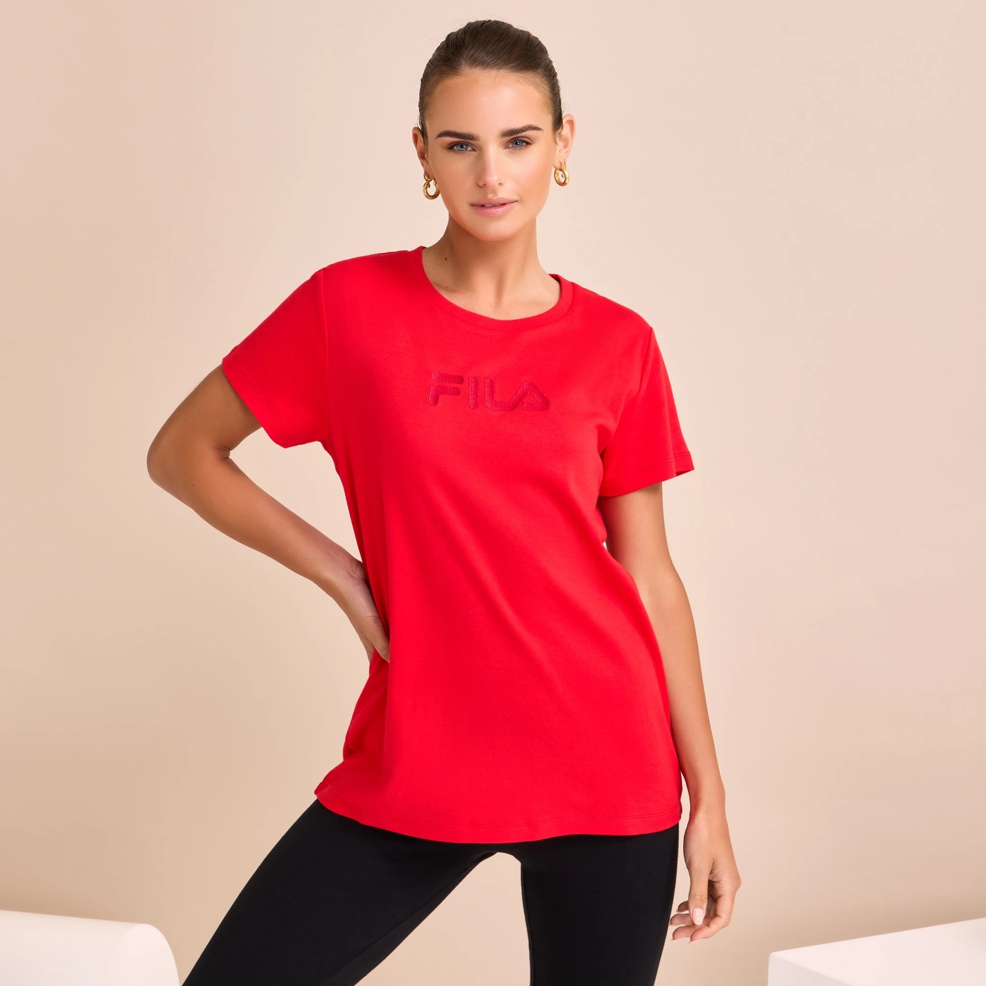 Fila t shirt red hotsell