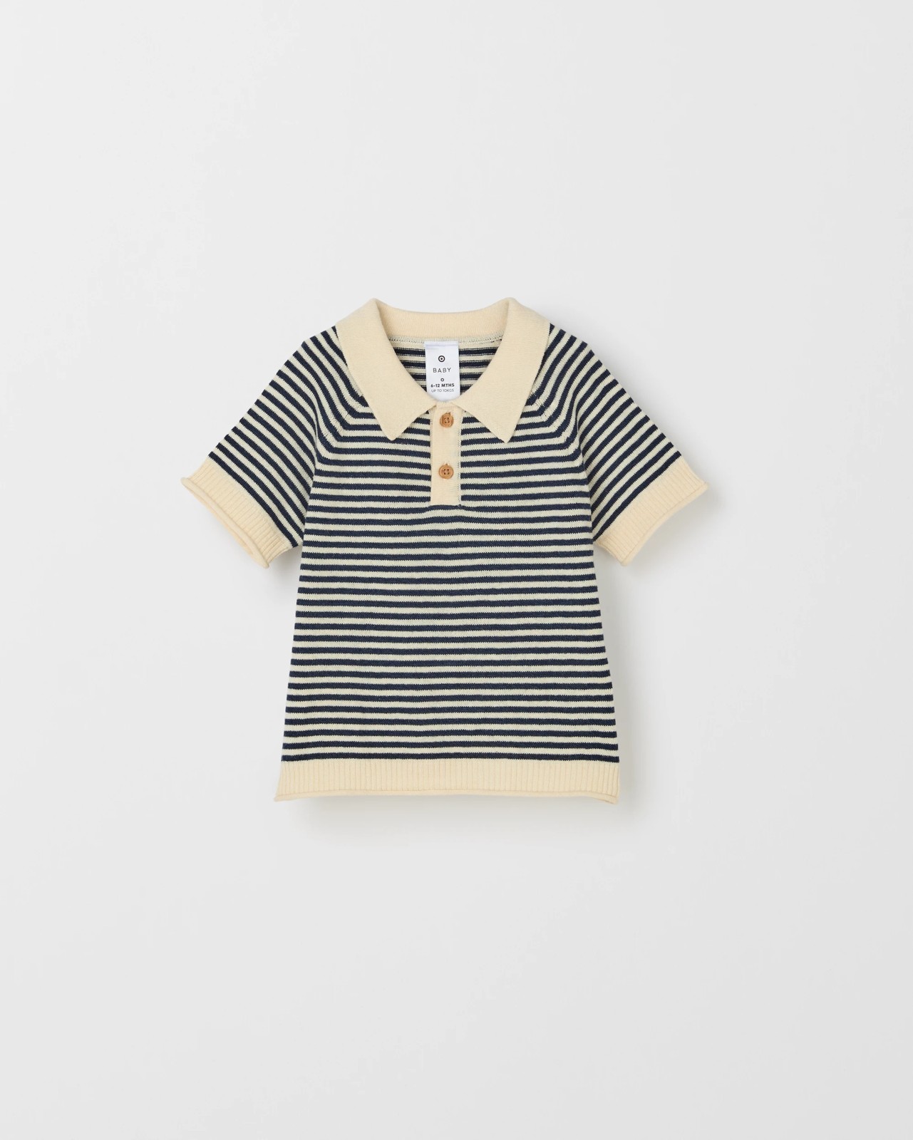 Baby True Knit Polo Top - Stripe 4 of 5