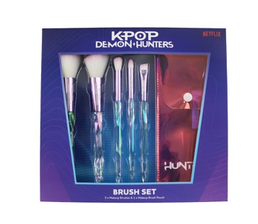 KPop Demon Hunters Makeup Brush Set