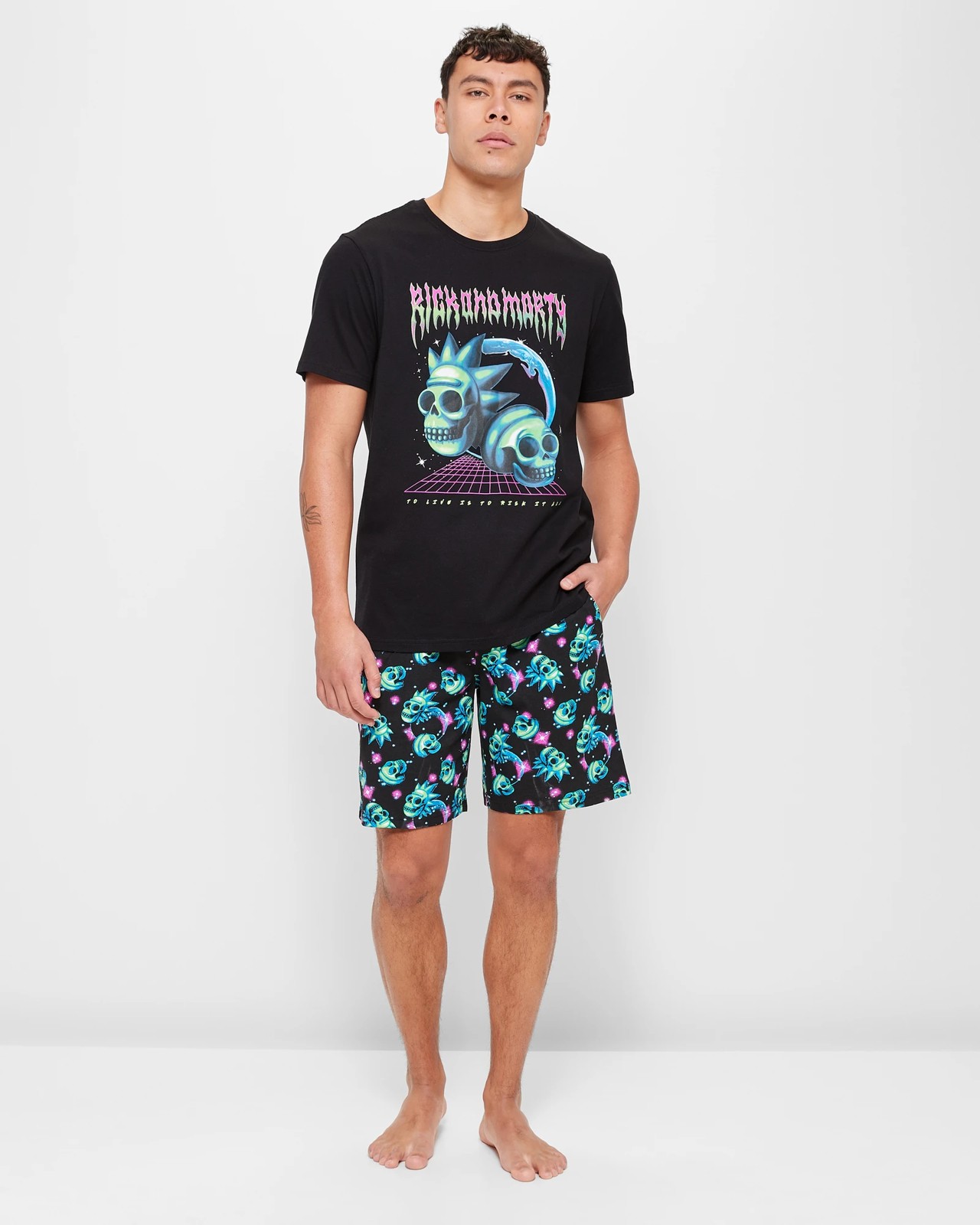 Rick and discount morty mens pyjamas