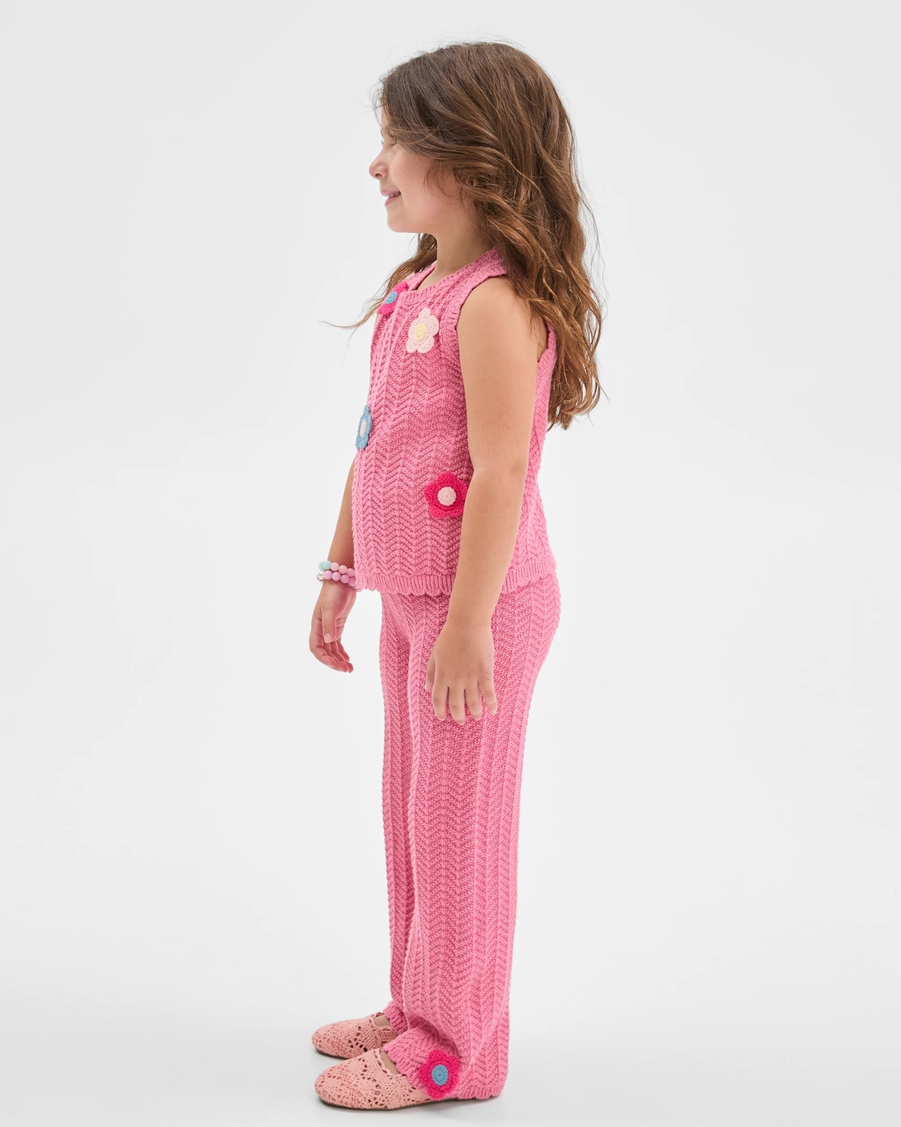 Australian Cotton Crochet Co-Ord Pants 3 of 6