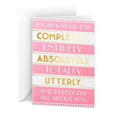 Hallmark Birthday Card for Her - Today's Your Day