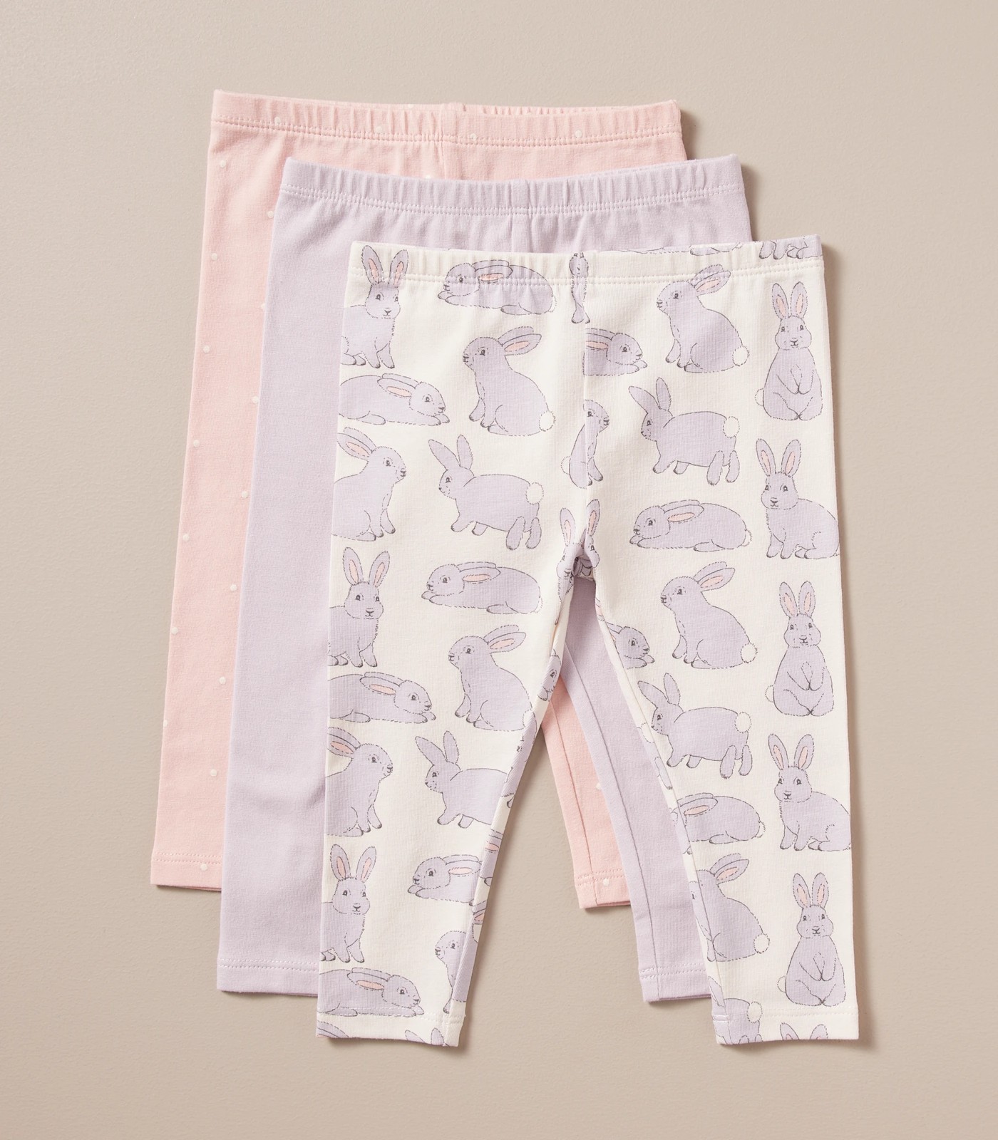 3-Pack Organic Cotton Legging Set