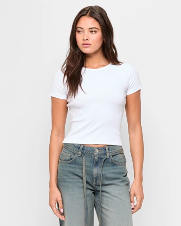 Australian Cotton Rib Raglan T-Shirt - Lily Loves