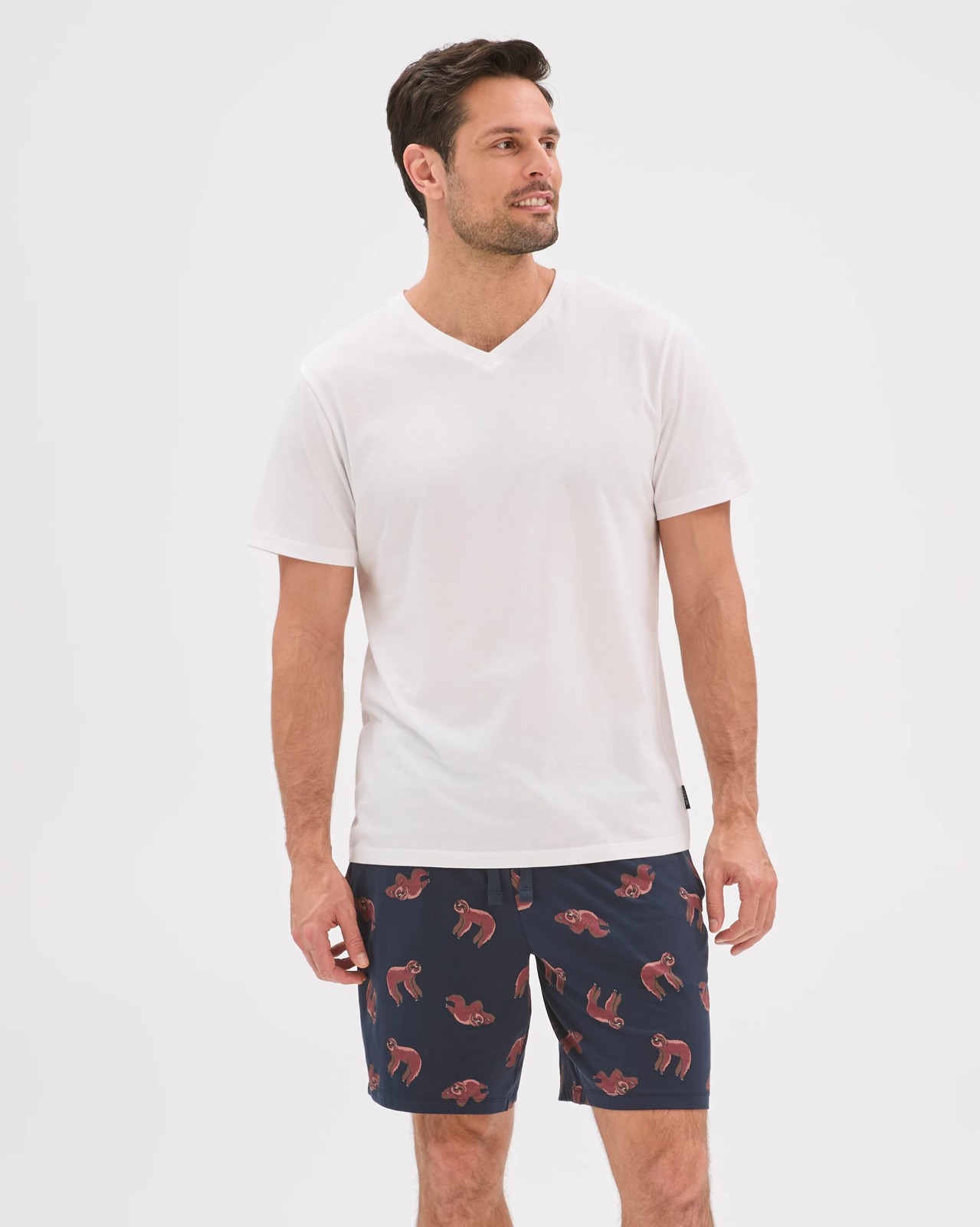 Maxx Australian Cotton Printed Jersey Knit Sleep Shorts 4 of 5