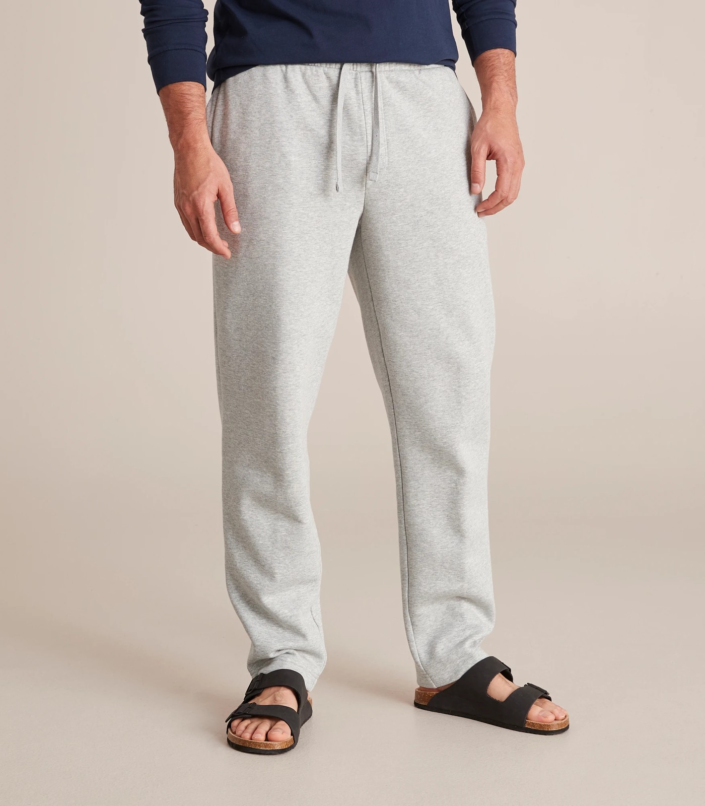 No cuff online sweatpants